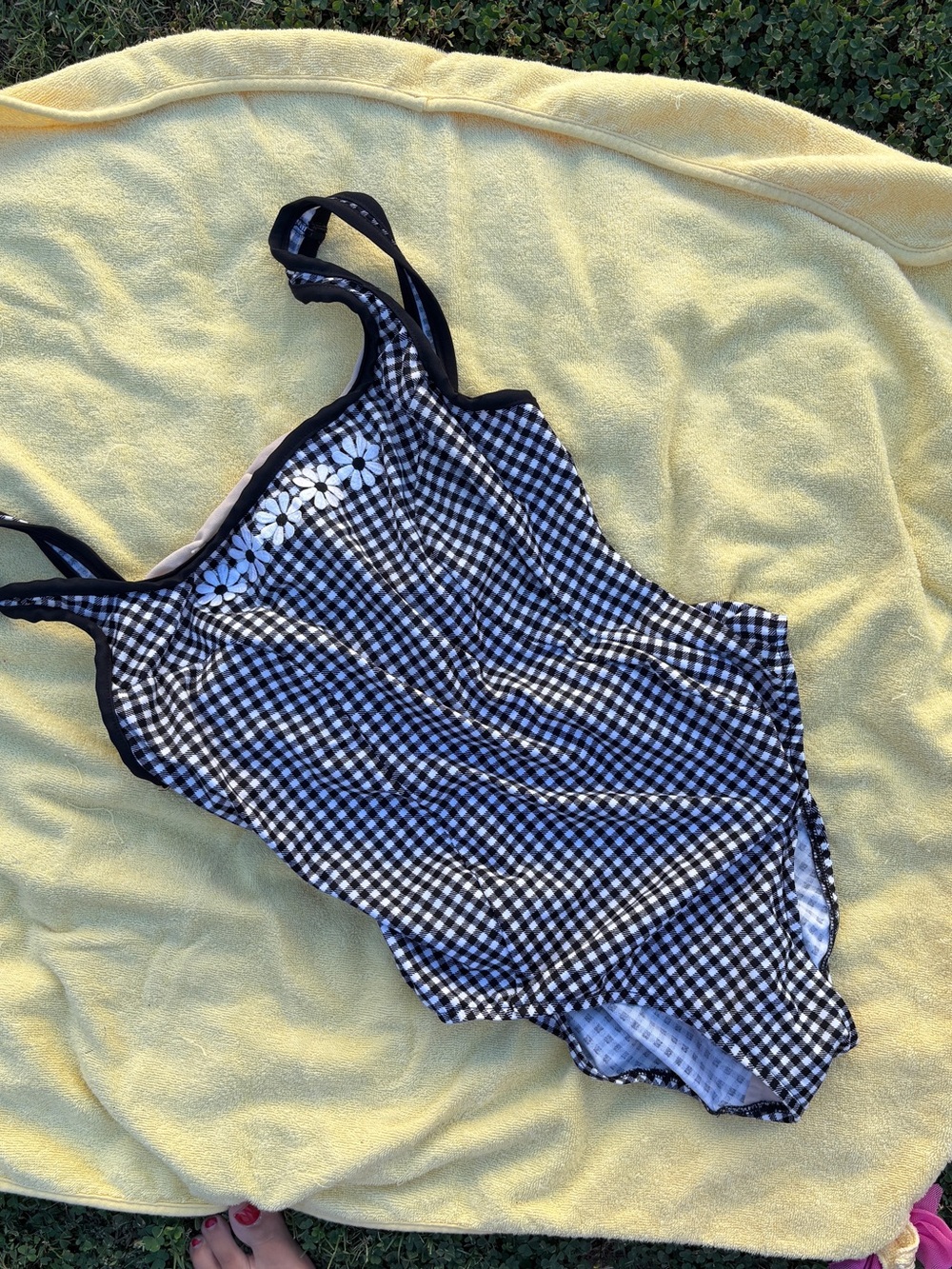 Vintage Pacific Connections Gingham One Piece